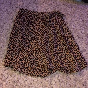 cheetah print skirt